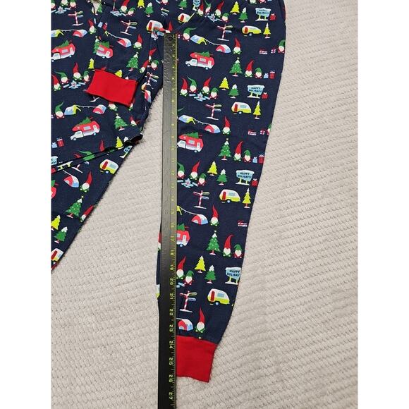 Wonder Shop Pajama Set Womens Small Christmass Pajamas Gnomes Campers - Picture 4 of 8